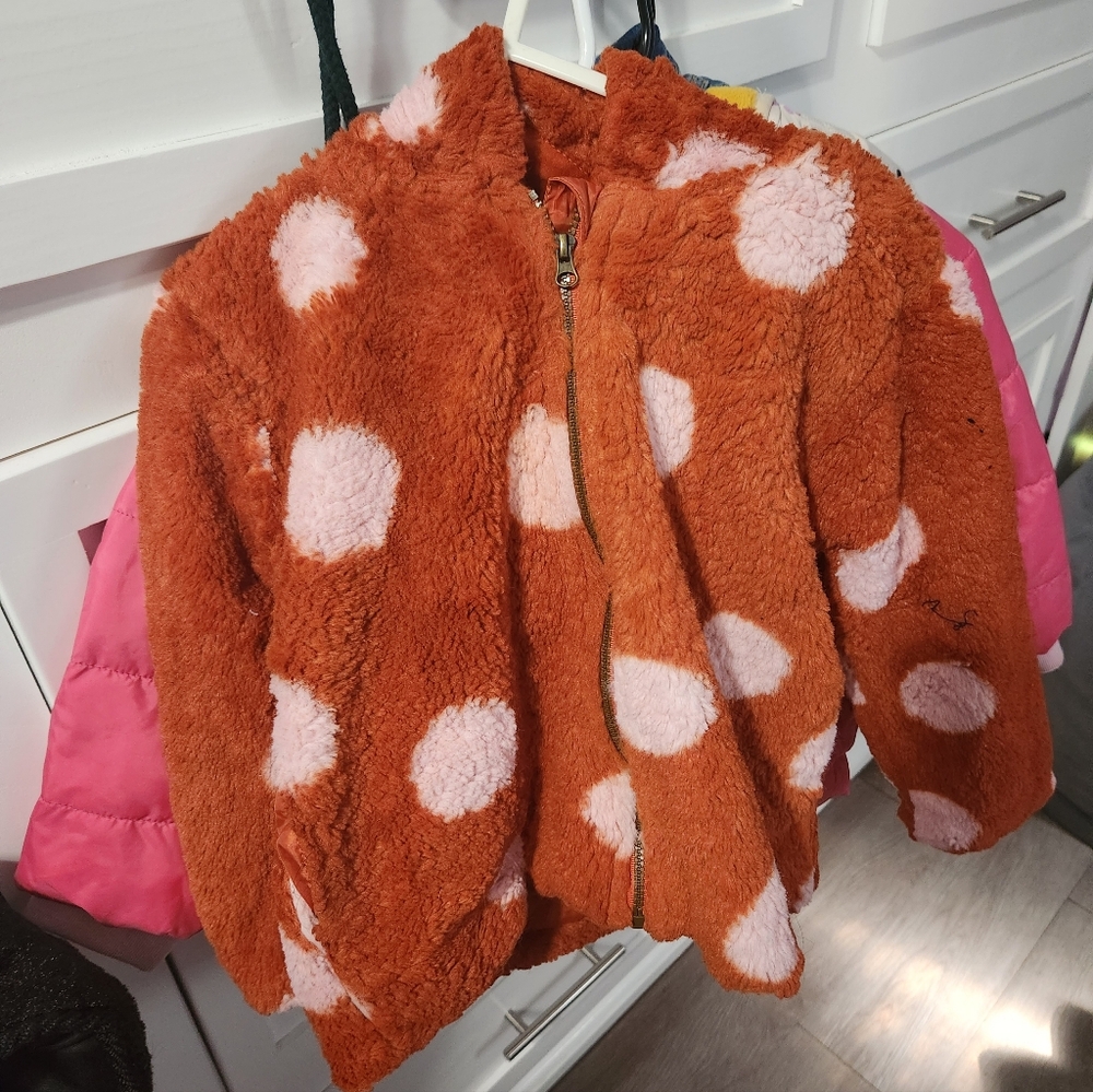Toddler Polka Dot coat